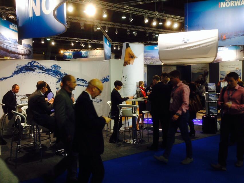 Den norske standen under Seafood Expo Global 2014